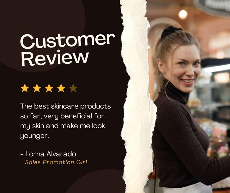 Another Example Customer Review Graphic 